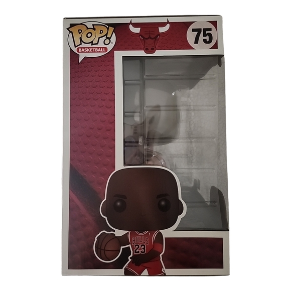 NIB - Funko Pop! Vinyl Jumbo 10" Michael Jordan 23 Red Chicago Bulls #75 - Picture 2 of 6